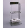 BLACK BROADSHEET NEWSPAPER DISPLAY RACK  21-503