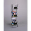 BLACK 3 POCKET MAGAZINE RACK