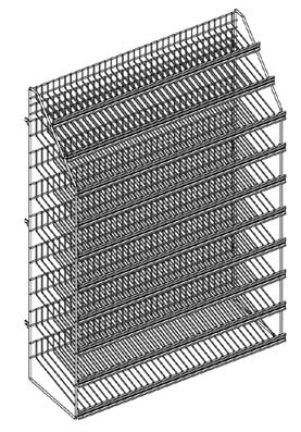 Wire Candy Rack for Gondola or End display