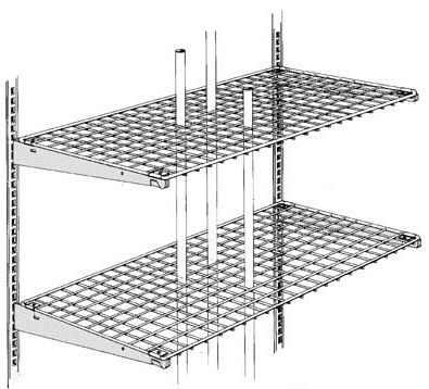 Madix Wire Grid Shelves and Shelving