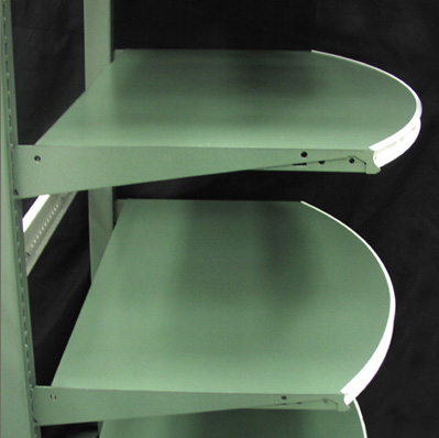 Radius Shelves for Gondolas